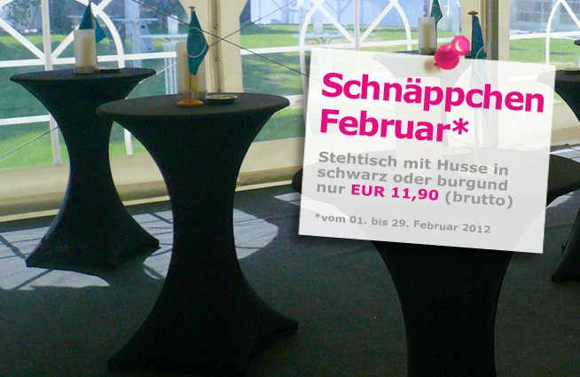 ABSURD VERLEIH Hamburg - Party Rent - Geschirr - Gläser - Partyzelte